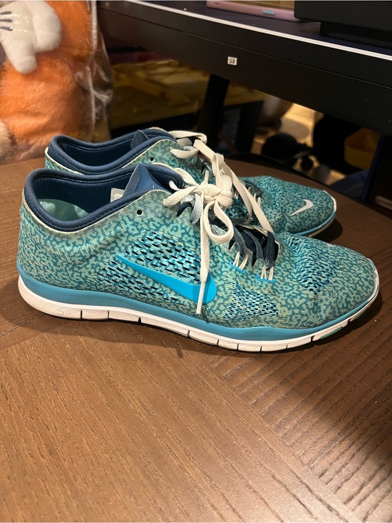 Nike Shoes - Nike Free 5.0 TR Fit 4 Blue Teal Training Shoes Women’s Size 9